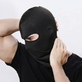 thumbnail image 3 of Mascarilla de esquí para motocicleta y bicicleta, lycraspandex ligero, suave, transpirable, versátil, resistente al viento, gorro deportivo, forro para casco, talla unisex, color negro, 3 of 5