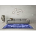 thumbnail image 3 of Ahgly Company Indoor Rectangle Oriental Blue Industrial Area Rugs, 2' x 5', 3 of 4