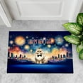 thumbnail image 4 of Happy New Year with Persian Fireworks Holiday Xmas Winter 2025 Doormat Cat Lover Kitten Owner Gifts Indoor Outdoor Welcome Mat - 00025, 4 of 5