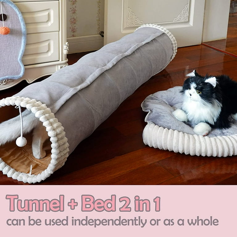 Plush cat cheap tunnel