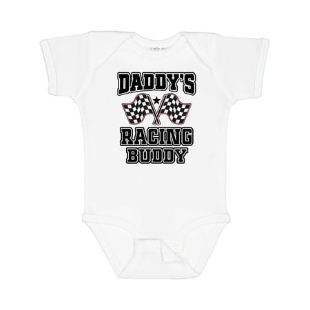 

Inktastic Racing Buddy Girls Car Flags Gift Baby Girl Bodysuit