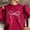 Red, variant on Luxalzxs Women's Cute Bow Sweatshirt Casual Long Sleeve Crew Neck Sweatshirts Fall Loose Fit Y2K Pullover Tops