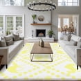 thumbnail image 3 of Yellow Camels Large Area Rugs 8x10 ft Abstract Date Coconut Tree Aloe Vera Rhombus Rustic Washable Rug Non Slip Indoor Carpet Absorbent Floor Mat for Living Room Bedroom Dining Room, 3 of 9