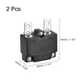 thumbnail image 2 of Circuit Overload Protector 20A AC125/250V DC32V Automatic Reset Thermal Circuit Breaker 2pcs, 2 of 5