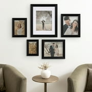 Mainstays 11x14 Picture Frame with Black Matte for 8x10 Photos Traditional Gallery Wall Frame