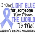 thumbnail image 2 of CafePress - Addison's Disease Meansworldtome2 -  Round Wood Ornament 4", 2 of 2