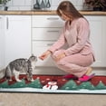 thumbnail image 7 of Snowman Merry Christmas Kitchen Rugs Set Of 2 Non Slip Kitchen Floor Rug and Mat Cushioned Kitchen Runner Rug Standing Area Mat Carpets for Farmhouse Decor 17"x47"+17"x30" Black Edging, 7 of 7