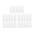 thumbnail image 4 of Mobutofu 25Pcs Clear Acrylic Keyring Photo Frame Easy to Find Keys for Giving, 4 of 8