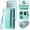 Green, variant on Phone Case for OnePlus 10T 5G/One Plus Ace Pro Zipper Wallet Detachable Cell Cover with Tempered Glass Screen Protector Crossbody Lanyard Strap Bling Glitter Flip Card Holder Slot 1+10T AcePro Green