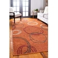 thumbnail image 2 of Unique Loom Automne Cercles Zone Tapis 9' x 12' Rectangulaire Terre Cuite/beige, 2 of 5