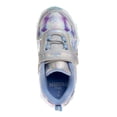 thumbnail image 5 of Disney Frozen Toddler Girls Sneakers W 5 White Lights, Silver Blue, Size 8, 5 of 7