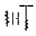 thumbnail image 1 of Handheld Manual Digger Post Hole Drill Bit Spiral Garden Ground Auger, 1 of 5
