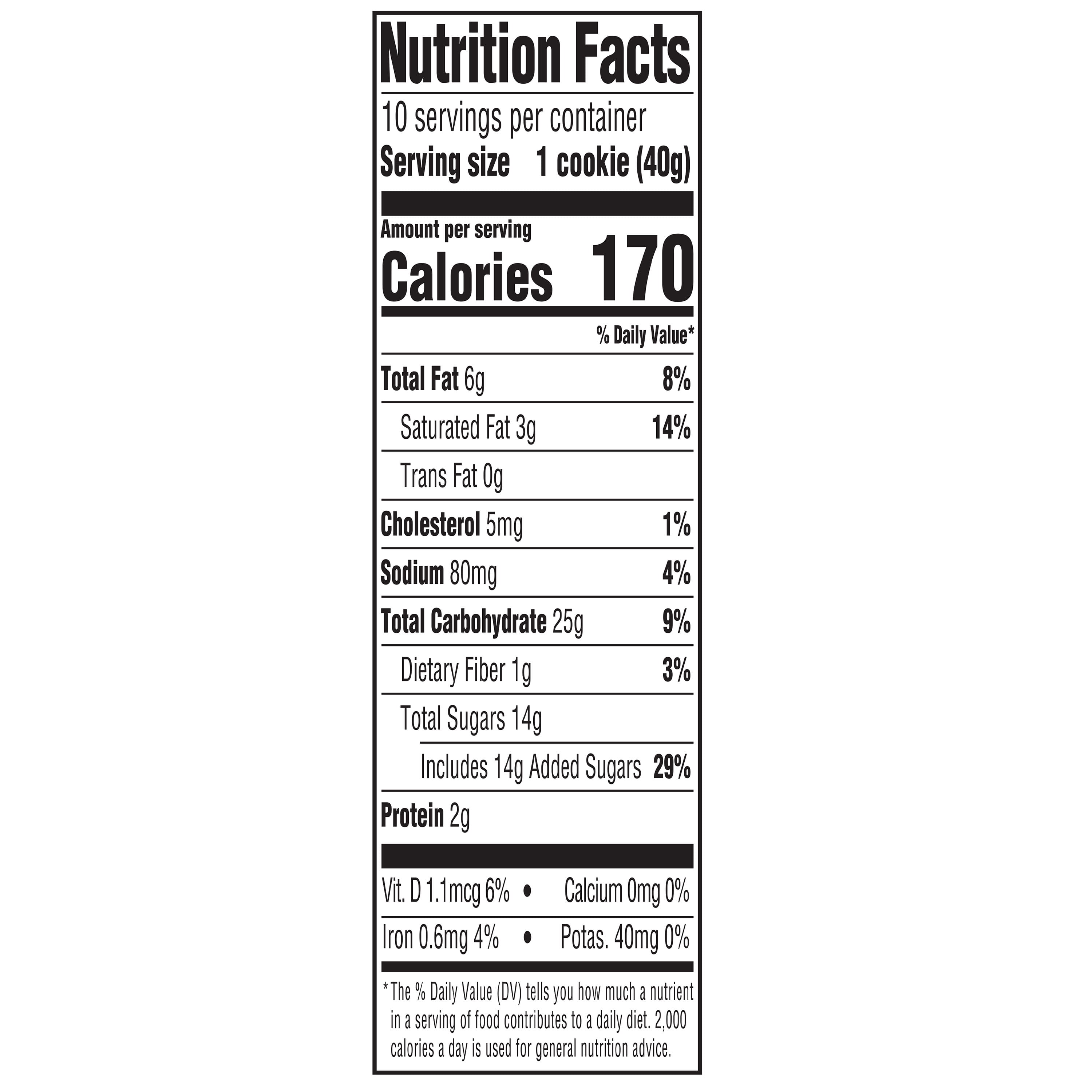 Freshness Guaranteed Chocolate Chip Baked Cookies, 14 oz, 10 Count