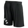 thumbnail image 3 of Men's Fanatics Black Toronto Raptors Free Throw Mesh Shorts, 3 of 3