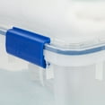 Ziploc 26.5Qt. WeatherShield Storage Box, Clear, 1 Pack