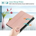thumbnail image 3 of ATOOZ for Galaxy Tab A8 10.5 inch Case,Auto Wake/Sleep Ultra Slim Leather Stand Cover Samsung Tab A8 [SM-X205N/X200N],Rose Gold, 3 of 7