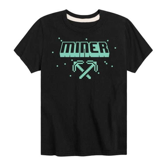 Instant Message - Gamer - Miner - Toddler & Youth Short Sleeve Graphic T-Shirt