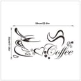 thumbnail image 2 of Advancent Pegatinas de pared de PVC para taza de café, cocina, comedor, papel tapiz impermeable, arte, decoraciones extraíbles, calcomanías, suministros Decoración del hogar Advancent HA075168-01, 2 of 6