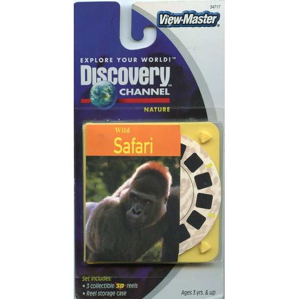 Wild Safari - Discovery Channel - Classic ViewMaster - 3 Reels with Storage  Case - Walmart.com