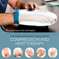 thumbnail image 5 of LifePro Legra Hand Massager with Heat & Compression – Finger, Palm & Wrist Massager for Arthritis, Carpal Tunnel, Pain Relief, Relaxation - White, 5 of 8