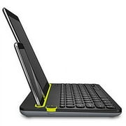 Logitech K480 Wireless Multi-Device Keyboard, Bluetooth, Black