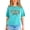 Seafoam Shirt, variant on Teach Camo Varsity T-Shirt for Women - Coquette Bow Graphic Tee - Camouflage Teacher Shirt Blue Jean Shirt Adult Large
