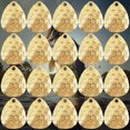 thumbnail image 2 of 20pcs Fishing Lure Spoon Blades Diy Spinners (Golden L), 2 of 9