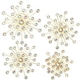 thumbnail image 2 of Colorful Metal Wall Sculptures, 4-Piece Starburst Sunburst Set for Home Decor, 2 of 7