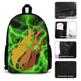 thumbnail image 3 of Prestonplayz 3Pcs Bookbag Sets Backpack with Lunch Bag And Pencil Case for Work Office Travel, 3 of 6