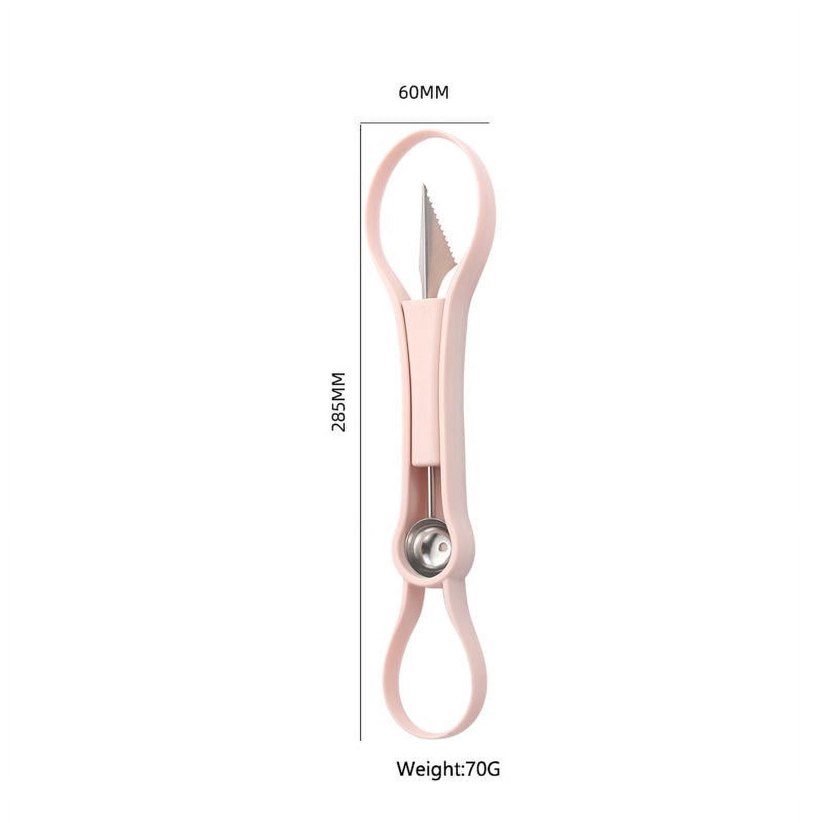 2-in-1 Fruit Carving Knife and Scoop Decorative fruit carving utensil set Revamp Your Kitchen with Stylish Furniture