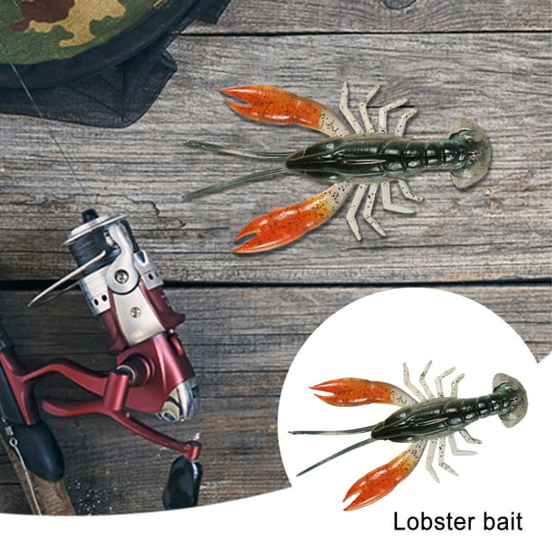 8CM Crayfish Fishing Lure Durable Artificial Soft Fishing Bait