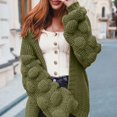 thumbnail image 5 of Yokua Plus size women's cardigan sweater autumn thick knitted sweater, 5 of 7