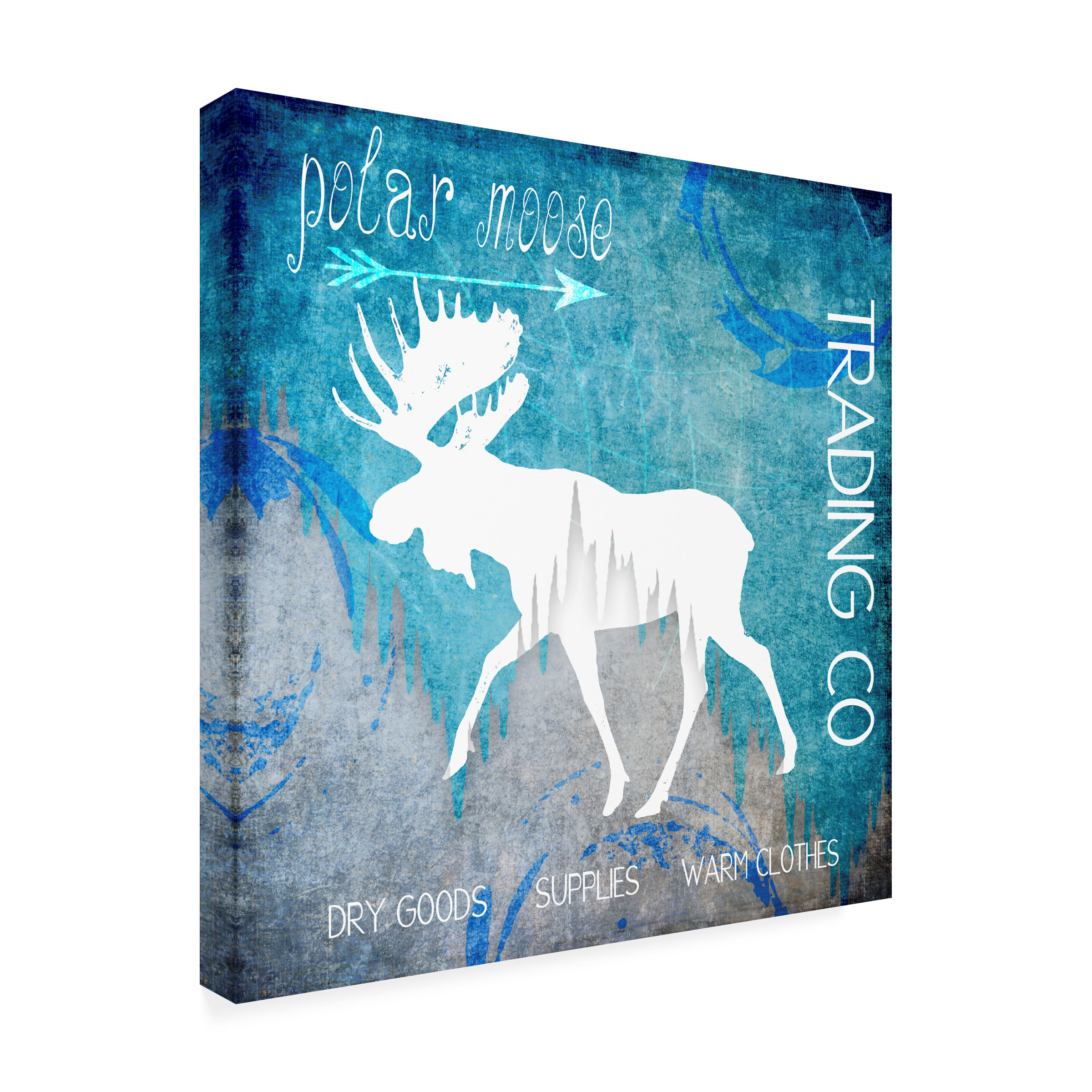 LightBoxJournal 'Polar Ice Moose' Canvas Art