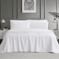thumbnail image 5 of 400 Thread Count Egyptian Cotton King Sheet Set, 6-Piece with 4 Pillowcases, 5 of 9