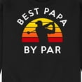 thumbnail image 3 of Instant Message - Best Papa By Par - Men's Crew Neck Fleece Pullover, 3 of 6