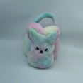 thumbnail image 4 of Easter Basket Plush Easter Bunny Bags Easter Basket Rabbit Buckets, 12 Inch Easter Basket Cute Tie-Dyed Plush Ornaments Holiday Decoration Bunny Easter Basket Stuffers (Light Pink), 4 of 6