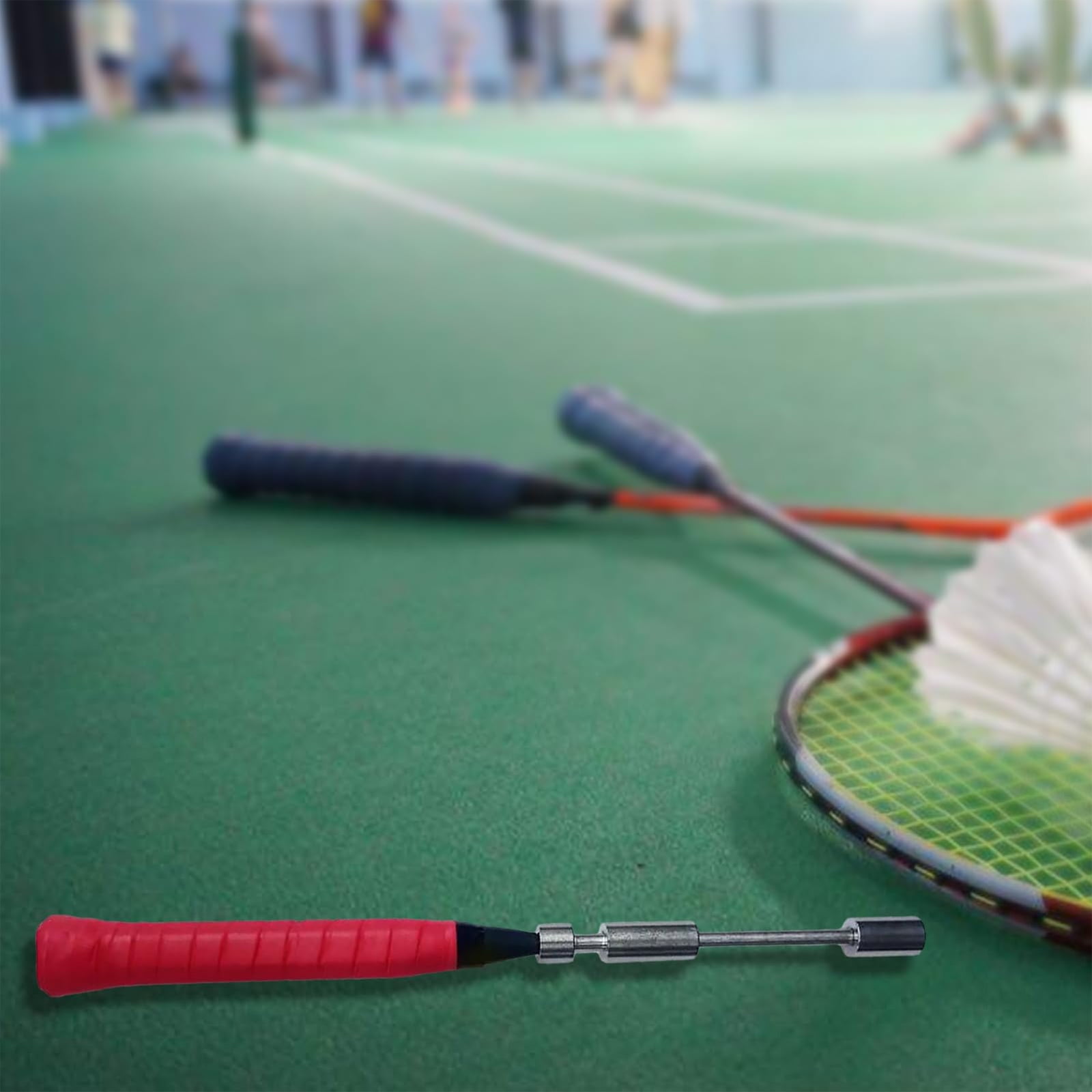 Badminton Swing Trainer with Adjustable Weight & Ergonomic Grip for Power Development