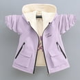 thumbnail image 3 of Eltusu Girls Waterproof Jackets, Sports Warm 2 Pieces Windproof Winter Outerwear Purple Size 7-8 T, 3 of 8