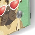 thumbnail image 2 of Epic Art 'Beach Bums Pug I Love' by Michael Mullan, Acrylic Glass Wall Art, 24"x36", 2 of 3