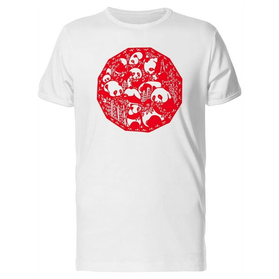 Chinese Paper Panda T-Shirt Men -Image by Shutterstock, Male Small
