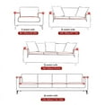 thumbnail image 2 of Elastic Stretch Sofa Cover SlipcoversAll-inclusive Couch Case for Different Shape Sofa Loveseat Chair L-Style need 2 Sofa Case, 2 of 5