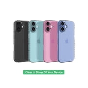onn Protective Gel Phone Case for iPhone 16 Plus - Clear