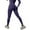 Dark Purple, variant on Riforla Workout Leggings for Women Knitted Seamless Peach Tight Yoga High Waist Show Running Fitness Womens Tights Dark Green M