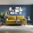 thumbnail image 5 of Pemberly Row Contemporary 70" Upholstered Velvet Sofa in Gold, 5 of 13