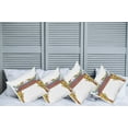 thumbnail image 2 of Ambesonne Dragon Throw Pillow Cover 4 Pack, Eastern Building and Dragon, 18", Yellow Blue and Red, 2 of 5