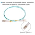 thumbnail image 4 of Unique Bargains 1 Meter 3.2Ft Fiber Patch Cable Multimode LC-LC OM4 LSZH Fiber Optic Jumper Green For Network Transceiver 1Pcs, 4 of 6