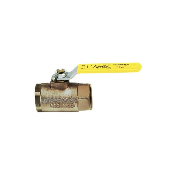 Apollo Valves 1/2" FNPT Bronze Ball Valve Inline 7010310