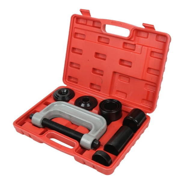 Kit de prensa para rótulas Herramienta de extracción de rótulas con estuche de transporte Pasadores de anclaje de freno resistentes Accesorios de extr