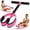 Pink 55LBS, variant on Upgraded Durable Pedal Resistance Band with Handle, Thickened Latex Tubes and Soft Foam Fabric Foot Pedal, Sit Up Exercise Equipment for Abdomen, Waist, Arm, Core/ABS, Leg, Physical Therapy