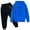 1Blue397, variant on XAOFW Kids Sets Bow Printed Two Piece Girls Playwear Fashion Long Sleeve Hooded Fashionable Cozy Party Night Outfits